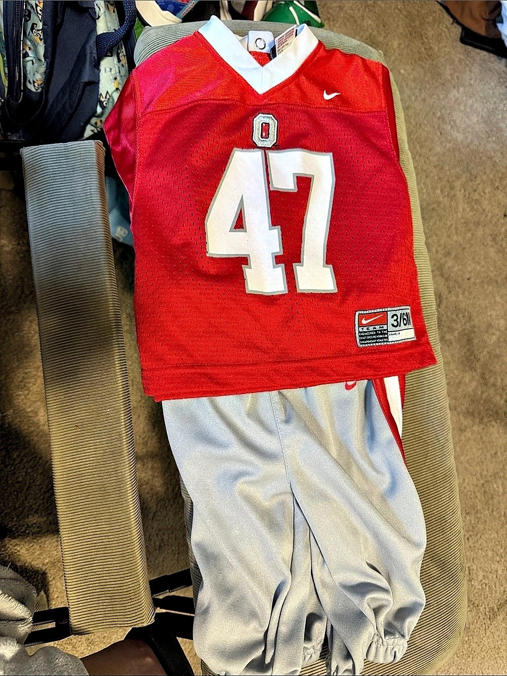 Nike Ohio State Buckeyes Infant Football Jersey and Pants Set Baby 3/6M Jersey